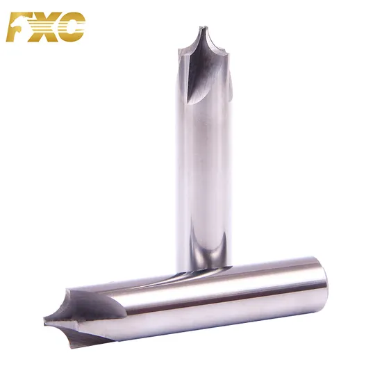 HRC55 Tungsten Carbide Inner R Milling Cutter for Aluminum and Alloy Tooling Uncoated
